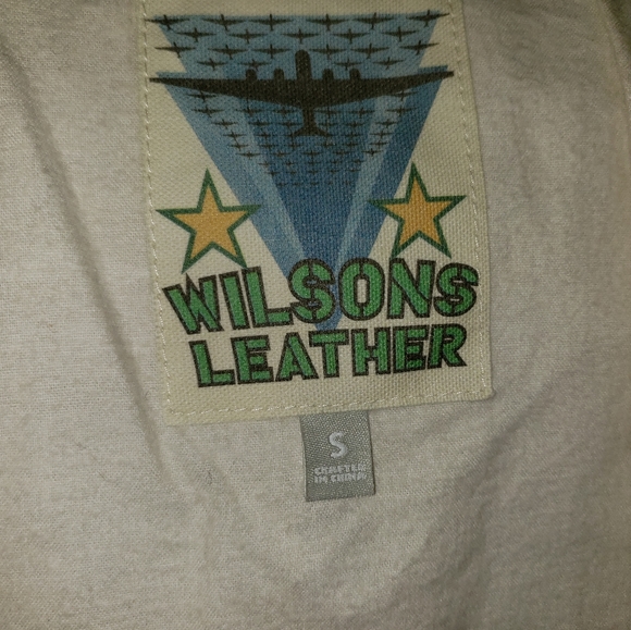 Wilson's Gray Suade Military Style Jacket, Small - Picture 4 of 5